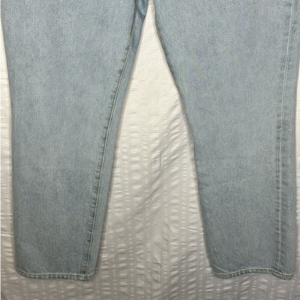 Lovers And Friends Jeans Women 30 Blue Reece High Rise Rigid Slim Straight Denim - Picture 3 of 15